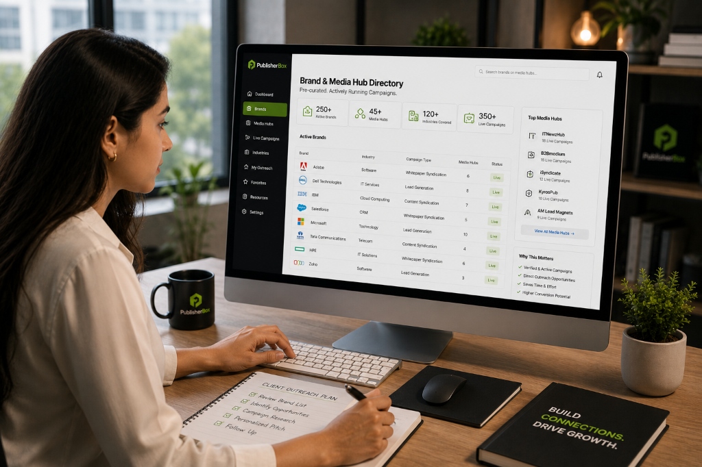 Curated B2B Client Directory & Active Media Hubs