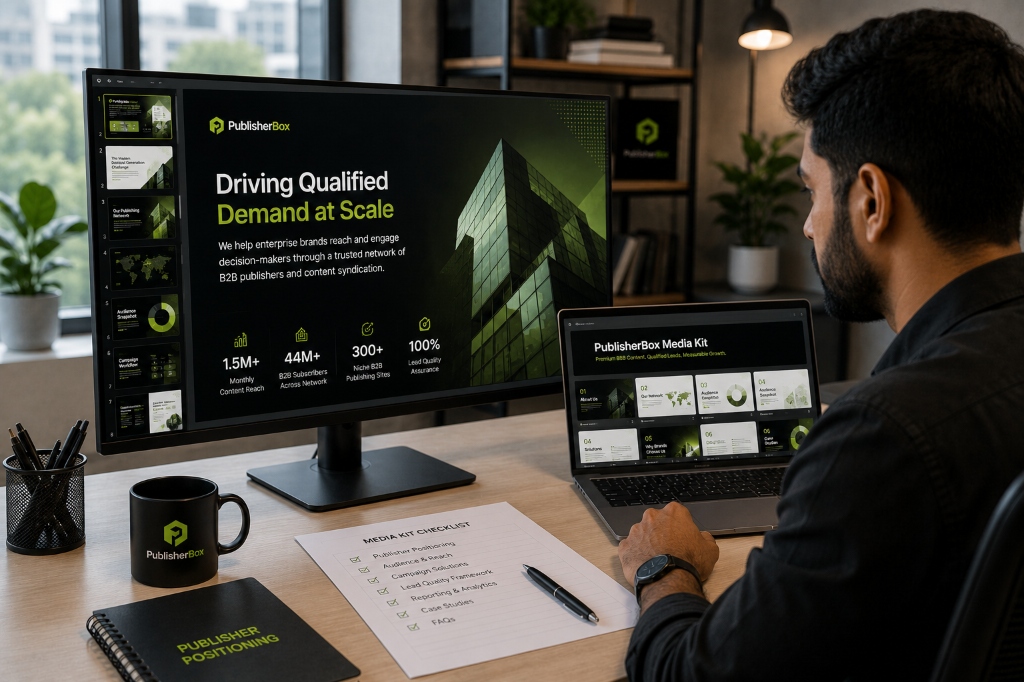 Publisher Media Kit & Pitch Deck